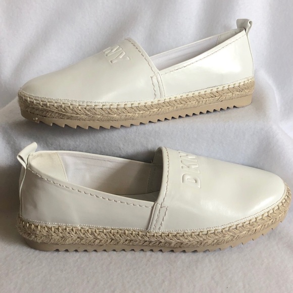 white slip on espadrilles